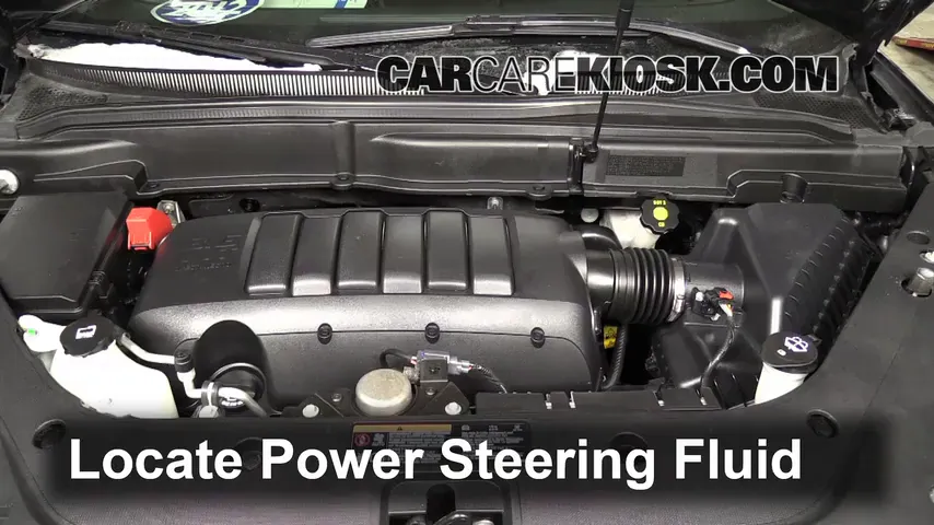 2012 GMC Acadia SLE 3.6L V6 Power Steering Fluid Add Fluid
